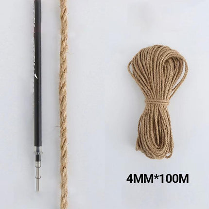 Sisal Rope Natural Jute Hemp Manila Twine String Cord 1-14mm Thick Craft DIY Aimall