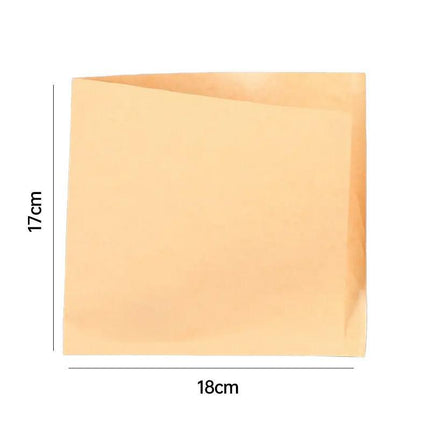 200PCS Vintage Newspaper Print Kraft Paper Bags Eco-Friendly Food Packaging