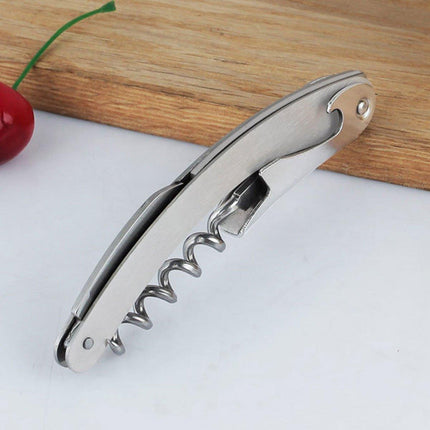 3pcs Portable Wine Bottle Opener Beer Bottle Corkscrew Seahorse Knife Bar Tools