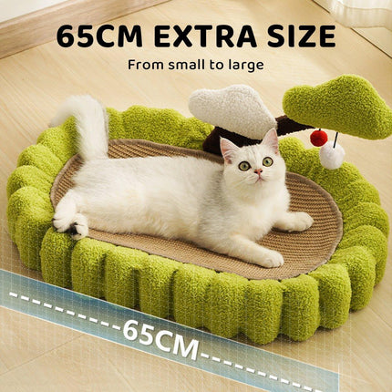 Durable Cat Scratching Bowl Mat Scratch Post Tree Cat Toy for Long-lasting Fun