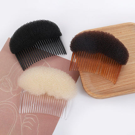 6PCS Combs Fluffy Hair Pad Heighten Hairpin Sponge Clips Forehead Heighten Women