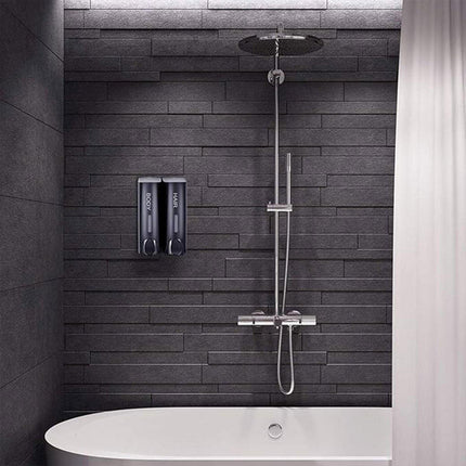 Hotel Wall Mounted Soap Dispenser Bathroom Shampoo Shower Gel Hand Soap Box