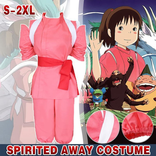 Anime Miyazaki Hayao Spirited Away Chihiro Ogino Sen Cosplay Costume Book Week AU