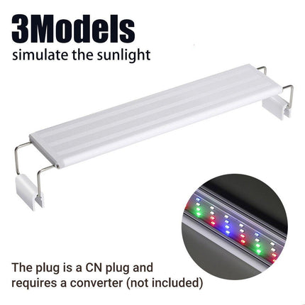 LED Colour Changing Aquarium Light Fish Tank Water Bracket Lamp Clip