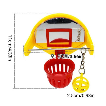 Parrot Bird Toy Training Basketball Intelligence Training Toy Small Medium Birds