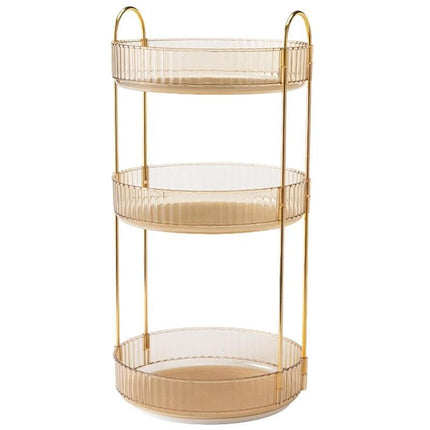 Rotating Cosmetic Organiser Home Storage Shelf Box for Makeup and Beauty Product