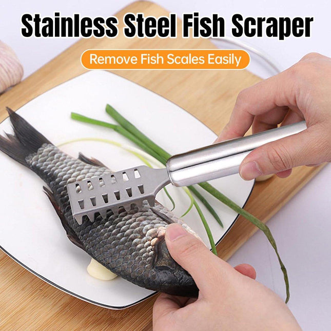 Stainless Steel Fish Scale Knife Easy Home Scale Removal Kitchen Tool Scraper
