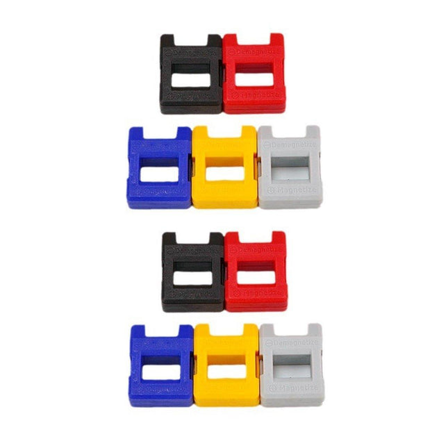 10pcs Colourful Magnetic/Demagnetic Screwdriver Set Hand Tools for Repairs