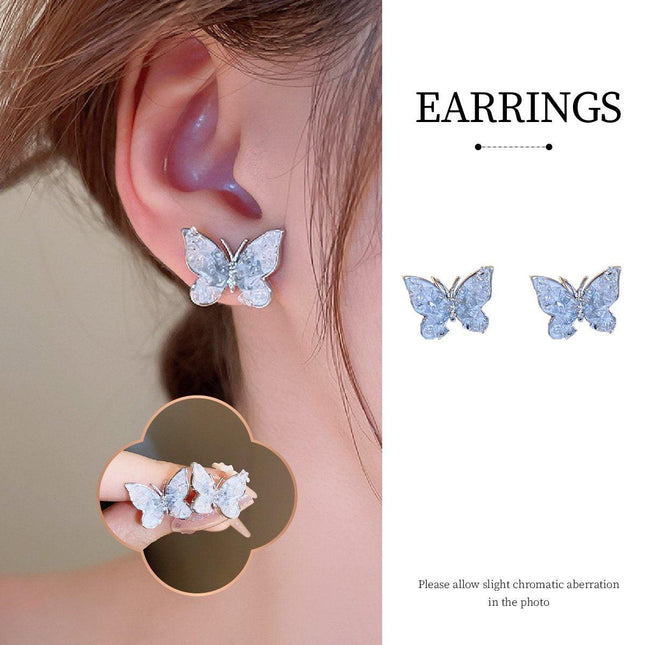 Butterfly Earrings Elegant Daily Wear Versatile Jewelry for Women Fashion Gifts