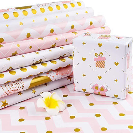 Valentines Day Birthday Wrapping Paper High Quality Coated Multiple Patterns