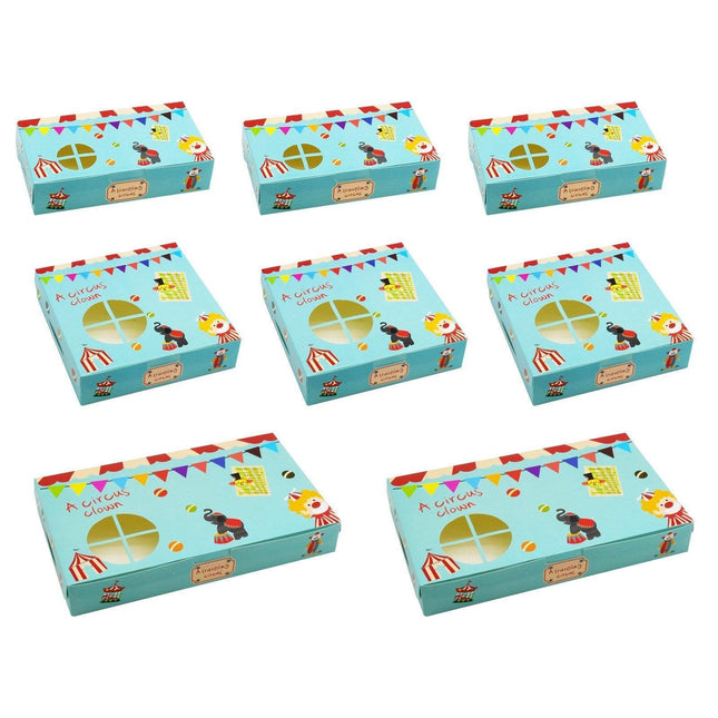 Portuguese Style Egg Tart Box 2 4 6 Grain Packing Carton Bakery Pastry Supplies