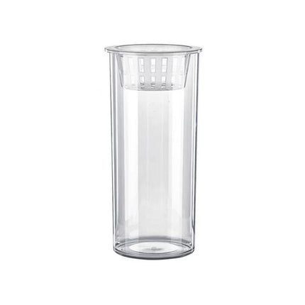 Hydroponic Plant Vase Cylindrical Straight Design Fish Tank for Home Decor
