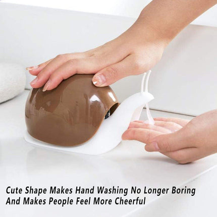 Snail Lotion Dispenser Bottle Wash Container Bathroom Soap Pressed Dispenser