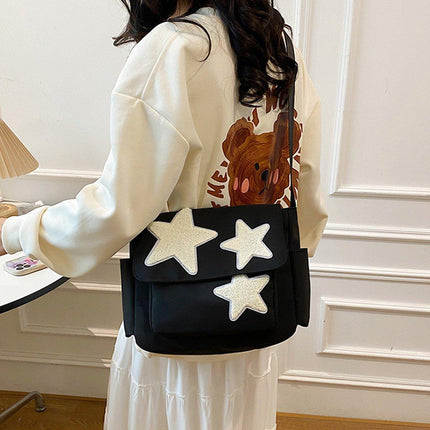 Japanese Style Female Pentagram Crossbody Bag Casual Shoulder Messenger Bag