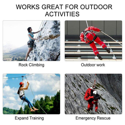 5 Sizes Outdoor Climbing Rope Nylon Safety Rope for Mountaineering Fire Escape
