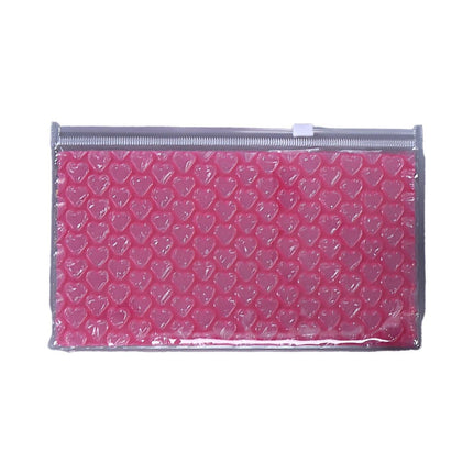 10pcs PVC Bubble Zipper Bag Thick Cosmetic Storage Pouch for Travel and Makeup