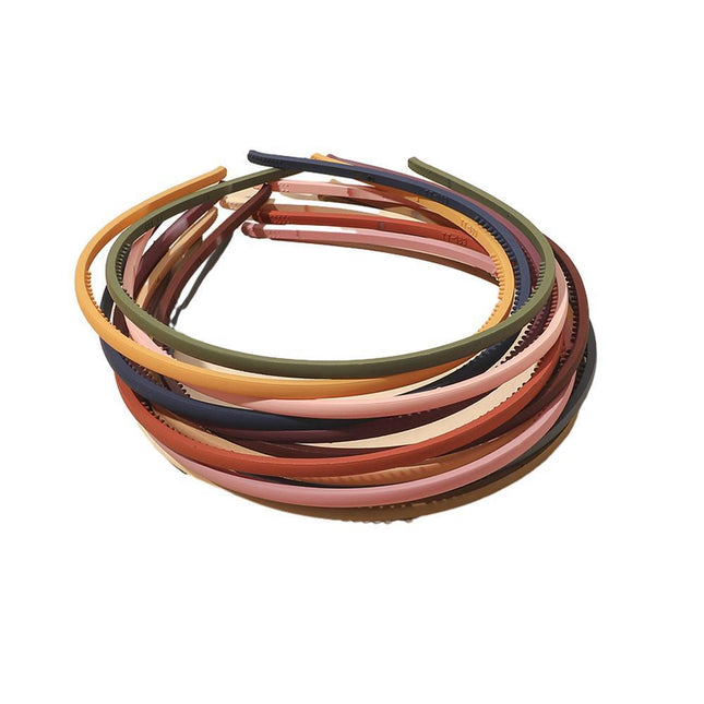 Women Frosted Headband Hairband Lady Hair Hoop Hair Accessories Headwear Decor - Aimall