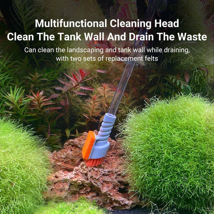 Multifunctional Fish Tank Water Changer Manual Aquarium Cleaner Supplies Kit