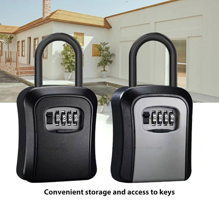 Combination Lock with Hook Heavy Duty Secure Lock for Storage Cabinets and Doors