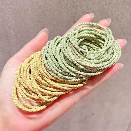 100PCS Elastic Hair Ties Band Rope Cute Tiny Ponytail Holders Girls Bulk Set - Aimall