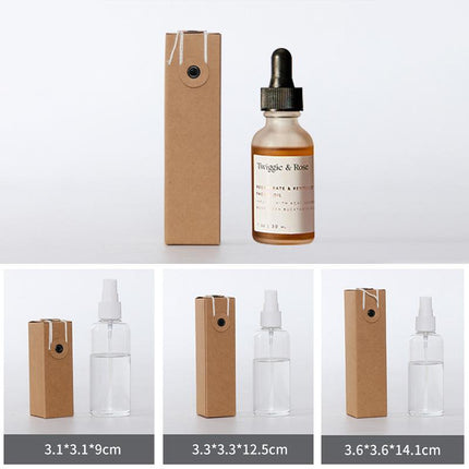 100PCS Kraft Paper Box Lipstick Perfume Essential Oil Cosmetics Packaging Boxes Aimall