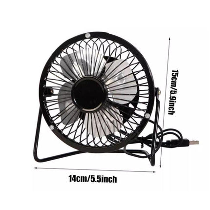 USB Powered Portable Mini Desk Fans Quiet Small Personal Table Cooler Fan