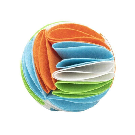 Snuffle ball Dog Puzzle Toys Increase IQ Slow Dispensing Feeder Pet Cat Trainiod S - Aimall