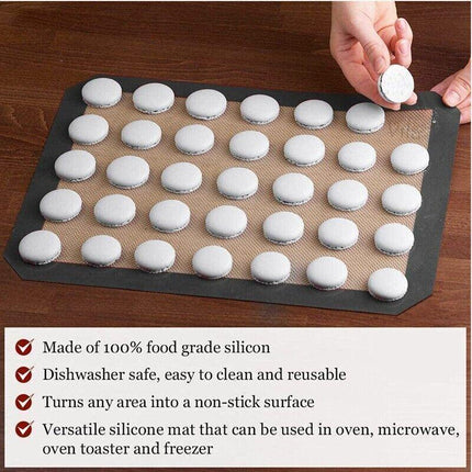 New Non-Stick Silicone Baking Mat Large Scale cake Emarle Silicon Bakeware Dough - Aimall