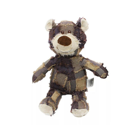 Puppy Squeaky Plush Toy Small Dog Chew Soft Bear Pet Companion