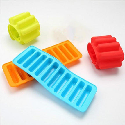 Silicone Baking Mould Finger Shaped Molds Cookie Ice Tray Chocolate Long Strips