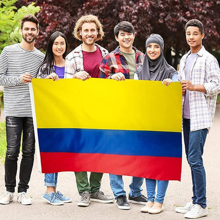 Large Colombia Colombian Flag Heavy Duty Outdoor CO 90x150cm - 3x5ft - Aimall