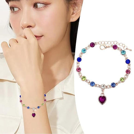Womens Constellation Bracelet Set Simple Love Zodiac Jewelry All in One Gift