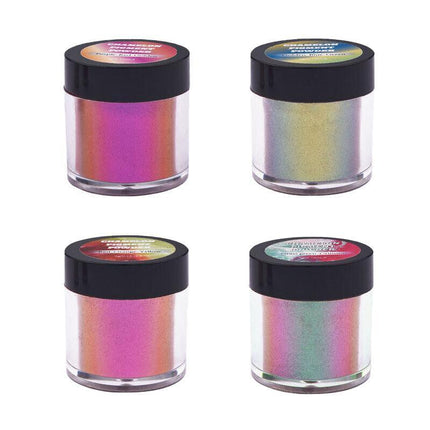 4/12PCS Chameleon Pearl Powder Pigment Color Shift Mica Powder Epoxy Resin Craft - Aimall