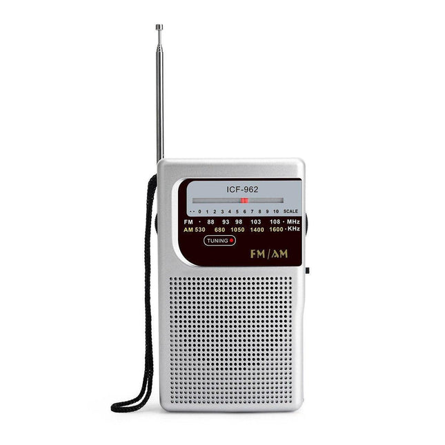 Vintage Retro Portable Radio FM AM Classic Speaker for Home Office Outdoor Use