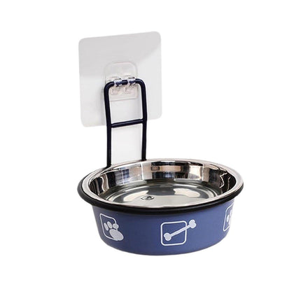 Stainless Steel Pet Bowl Hanging Cat Food Water Bowl Durable for Dogs and Cats