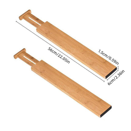 2PCS Expandable Drawer Partition Organiser Household Storage Divider Panel