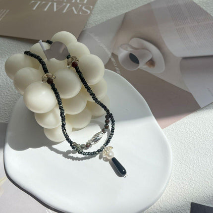 Natural Earth Colour Stone Necklace For Women Handmade Bohemian Jewelry Fashion