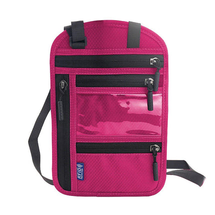 Multi-Functional Travel Passport Document Bag Protective Case Cover Holder
