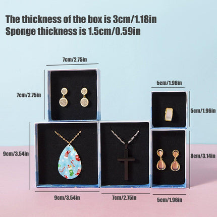 20PCS Cloud Jewelry Box Earrings Necklace Ring Bracelet DisplayOrganizer