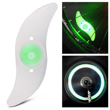 3PCS Mountain Bike Spoke Light Colourful LED Wheel Light Silicone Cycling Gear
