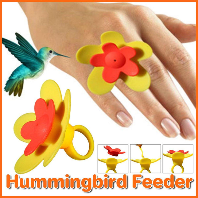 Wearable Bird Feeder Hummingbird Feeder Portable Handheld Bird Feeding Tool
