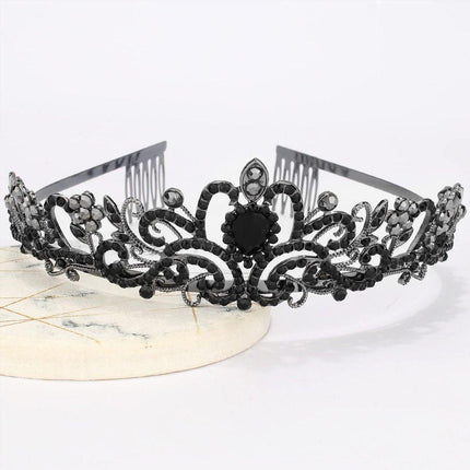 Princess Rhinestone Queen Hair Tiara Headband Hair Accessories Crystal Crown