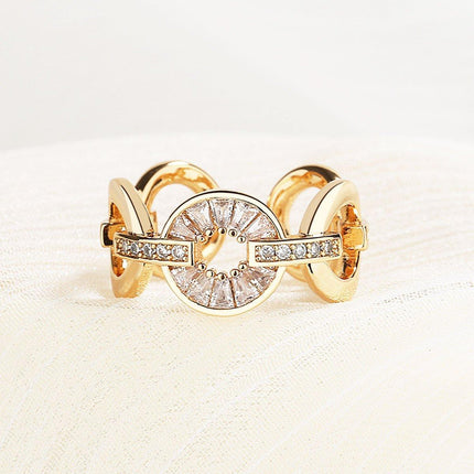 Adjustable Circle Ring Opening Fashion Jewellery Women Trendy Accessories