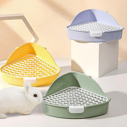 Rabbit Litter Box And Small Animals Pet Toilet Pee Pad Supplies Potty Rabbit - Aimall