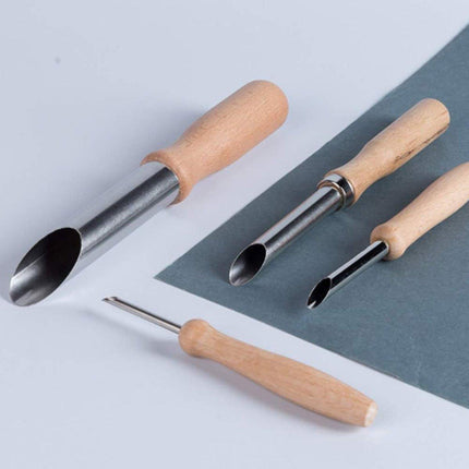 4Pcs Lightweight Clay Tools Set for DIY Polymer Clay and Pottery Crafting