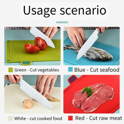 4pcs Multi Purpose Chopping Boards Durable Cutting Boards for Household Kitchen