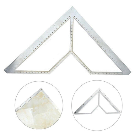Industrial Floor Drain Positioning Ruler Multi-pattern Measuring Tool Accessory