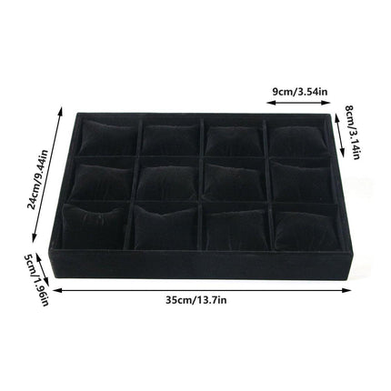 Luxury Watch Storage Tray Organizer Display Stand for Watches and Jewelry Holder