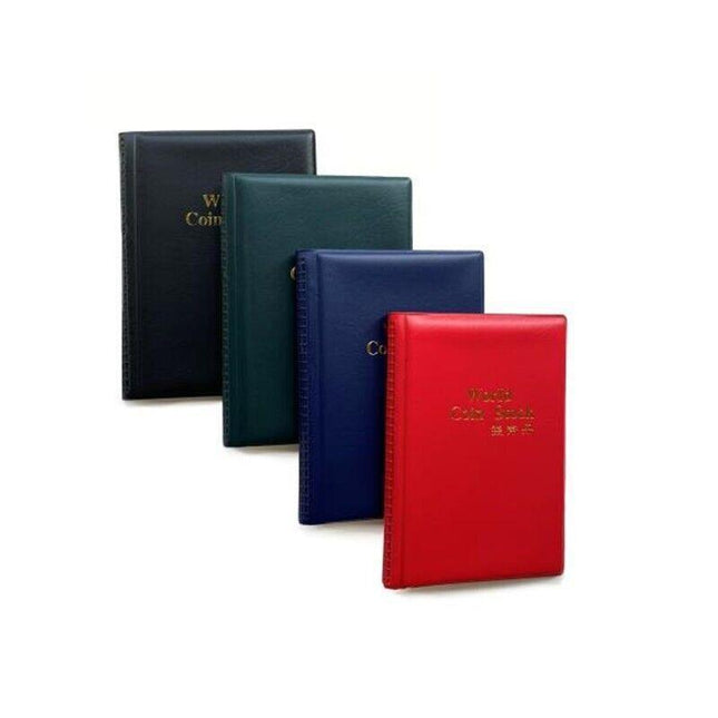 Colour Random 120 Pockets Coin Collection Storage Book Album Money Holder Coins Folder - Aimall