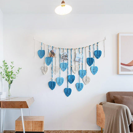 Bohemian Decorative Woven Tassel Leaf Wall Hanging Bedroom Home Wall Decoration